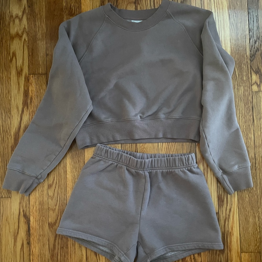 Aritzia TNA Cozy Fleece Perfect Set